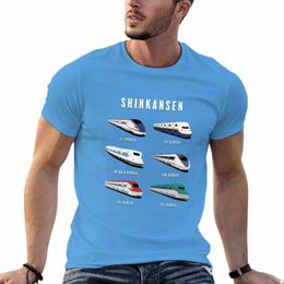 new Japanese Shinkansen Bullet Trains Artwork T-Shirt plain t-shirt custom t shirts design your own t shirts for men graphic 280E#