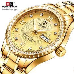 TEVISE New Casual Fully Automatic Mechanical Men's Watch