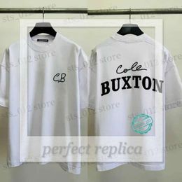 Cole Buxton T Shirt Men's T-shirts Oversized Cole Buxton Tshirts Letter Slogan Patch Embroidered Short Sleeved Tops Oversized CB T-shirt for Men Women 547