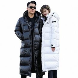 x-lg Couple Down Jackets 2019 New Winter Warm Hooded Women Down Outerwear High Quality White Goose Down Thicken Coats RE2555 P8eB#