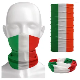 Scarves Italy Flag Headwear Classic Design Tube Bandana Casual Italian Multifunction Face Shield Camping Hiking Neck Gaiter Scarf