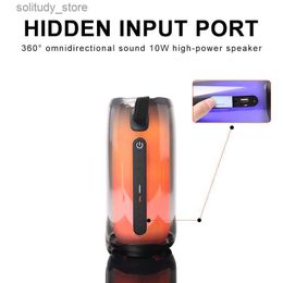 Portable Speakers Pulse 5 Wireless Waterproof Bluetooth Speaker with Light Show Full screen light effect wireless bluetooth speaker Q240329