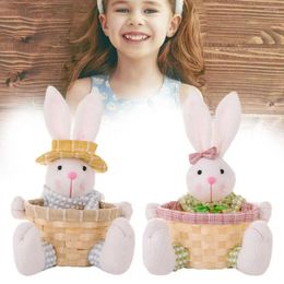Gift Wrap Easter Candy Storage Basket Table Decor Bowl Dish Eggs Container Box For Kid Gif T5i2