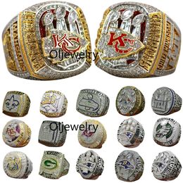 Luxury Super Bowl Championship Ring Set Designer 14K Gold KC Team Champions Rings For Mens Womens Diamond Jewellery