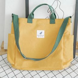 Borsoni Versione coreana della borsa di stoffa con grande capacità Piccola e fresca tracolla monospalla Art Studentessa Tela giapponese