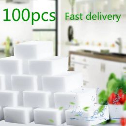 Machines 100/20pcs White Melamine Sponge Eraser for Kitchen Office Bathroom Clean Accessory/dish Cleaning 100*60*20mm