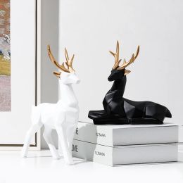 Sculptures Desktop Deer Ornaments Elephant Statue Elk Sculpture Home Decor Rabbit Figurine Living Room Bonitas Figuras Decorativas