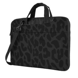 Laptop Cases Backpack Bag Black Leopard Print Notebook Pouch Grey Portable 13 14 15 15.6 Fashion Computer Case For Macbook Air Acer Dell 24328