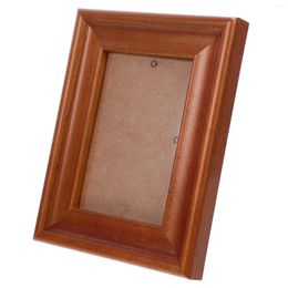 Frames Wooden Po Frame For Wall Hanging 14X17.5cm A4 Wood Picture Stand Pictures Decor Commemorative Gift Antique