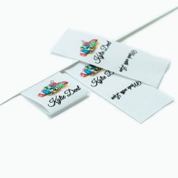 accessories Sewing labels / Custom brand labels, Clothing labels, Sewing, Fabric 100% cotton, custom text (FR142)