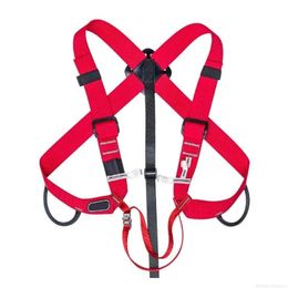 Outdoor Rock Climbing Ascending Decive Shoulder Girdles Adjustable SRT Chest Safety Belt Harness Protection Survival 240320