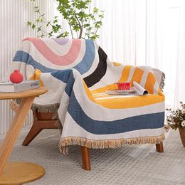 Blankets Vintage Geometric Tapestry Soft Breathable Wall Hanging Decorative Leisure Camping Blanket Bedspread Po Props