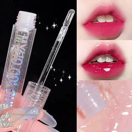 Mirror pearl lip gloss waterproof non stick long-lasting Moisturising transparent and shiny liquid lipstick womens cosmetics 240313