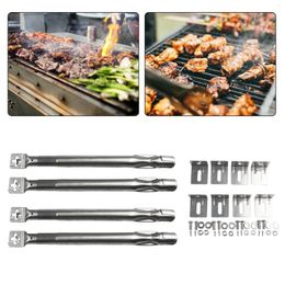 Tools Universal Stainless Steel Burner Set For Gas Grill 35-42cm Adjustable Spare Parts BBQ Accessories