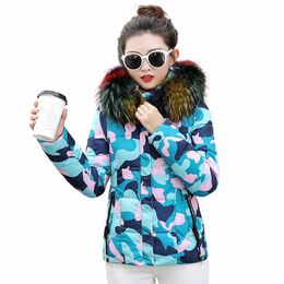 winter Jacket Women Fur Liner Hooded Short Parkas Warm Slim Winter Coat Women Puffer Jacket Cott Padded Outwear 2021 26h6#