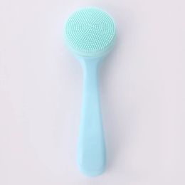 new 2024 Facial Cleansing Brush Skin-friendly Blackhead Removing Handheld Brush Gentle Exfoliating Facial Cleansing Brush for Girl for