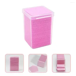 Nail Gel 400 Pcs Wiping Cotton Pads Polish Remover Glue Cleansing Manicure Non-woven Fabric Supplies