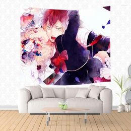 Tapestries DIABOLIK LOVERS Custom Tapestry Table Cloth Beach Blanket Home Decorative Wall Hanging Picnic Mat