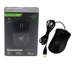 Razer Deathadder Chroma USB Wired Mice Optical Computer GamingMouse 10000dpi Sensor MouseRazer Mouse Gaming Mice With Retail P3885108