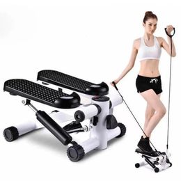 Mini Stepper Stair Stepper Foldable Pedal Stepper Exercise Equipment Twist Stepper Machine with Resistance Bands Max 150kg 240319
