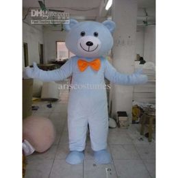 Mascot Costumes Foam Cute Funny Blue Bear Cartoon Plush Christmas Fancy Dress Halloween Mascot Costume