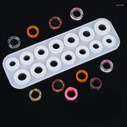 Baking Moulds 1Pcs Rings Resin Epoxy Molds Mixed Size Silicone Casting Tool For DIY Jewelry Making Findings Supplies Accessories