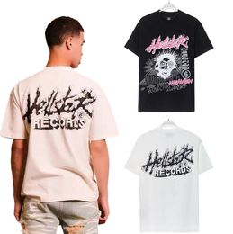 designer t shirt Hellstar Mens Women Designer cottons Tops T Shirt Man S Casual Shirt Luxurys Clothing Street Clothes Tees US-SIZE