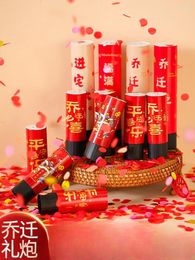 Party Decoration The Joy Of Moving Home - Small Salute Cannon In Hand Twisted Spray Flower Tube