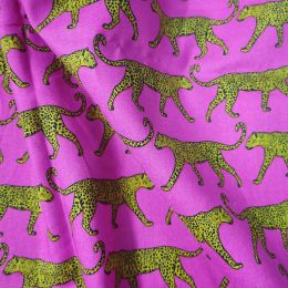 Fabric Good Cartoon Leopard Cloth 100%Cotton Fabric Digital Printing Animal Leopard Patchwork DIY Sewing Women/Man Clothing Dress