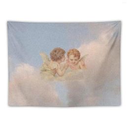 Tapestries Renaissance Cloud Angels Tapestry Home Decorating Outdoor Decoration Christmas Art Mural
