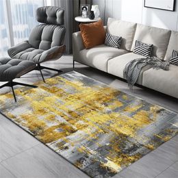 Modern Gold Grey Abstract Carpet Living Room Nordic Style Coffee Rug Floor Rug Mat Table Kitchen Mat Bedside Hallway Bedroom282Q