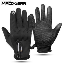 Tactical Gloves Waterproof Winter Cycling Fleece Glove Combat Shooting Hiking Hunting Sports Touch Screen Mitten Full Finger Men YQ240328