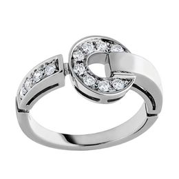 Fashion Classic diamond ring wedding engagement rings for womens 18K Gold Plating 925 silver for men Women&Girl Valentine's M285J