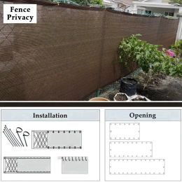 Nets Fence Privacy Screen Net HDPE Sunshade Fabric Courtyard Enclosure Nets Balcony Sunblock Shade Cloth Terrace Sun Shading Sail