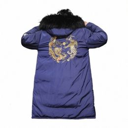 2019 Retro Lg Sleeve Parkas Men Winter Jacket Warm Oversized Coat Hip-Pop Printing Hooded Lg Jackets For Men Plus 5Xl KK3276 e4xe#