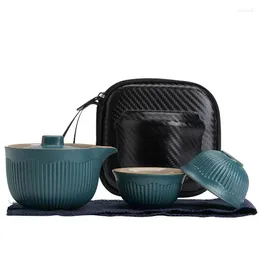 Teaware Sets Portable Travel Tea Set Include 1teapot 2teacups 1bag Coffee Teapot For In A Cup Cups And Mugs Ceramic Pottery Teacups