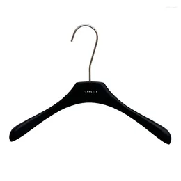 Hangers Clothes Hanger Black And White Beech Original Wood Non-slip Support Women's High-grade Seamless Trouser Rack