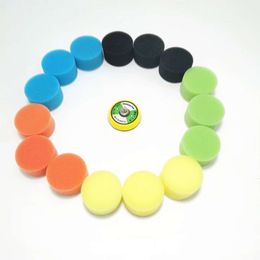 Upgrade Other Interior Accessories 16Pcs/Set Polishing Pad For Car Polisher 2 Inch 50Mm Polishing Circle Buffing Pad Tool Kit For Car Polisher Wax Pulidora Auto