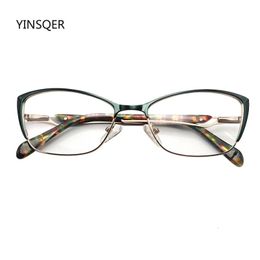 Small Cat Eye Glasses Frame Women Vintage Female Retro Luxury Eyewear Optical AntiBlue Light Eyeglasses Frames For Womens 240322