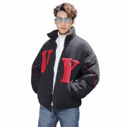 space Cott Men Winter Jackets Parkas Quality Thick Down Jackets Zipper Warm Snow Wear Overcoat Outdoor Fi Boy W6lB#