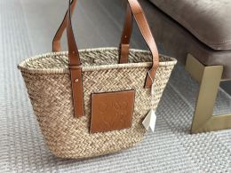 Designer Straw Basket fashion Bag Handwoven Crossbody Beach Tote Summer Ladies Handbag woven bag purse a10