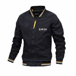 bss FLEXX APPAREL Outono / Inverno dos homens Gola Casual Zipper Jaqueta Esportes Ao Ar Livre Jaqueta À Prova de Vento dos homens v1jq #