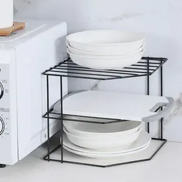 Kitchen Storage Black/White Seasoning Corner Shelving Portable Non Punching Iron Sink Rack Removable Sundries Organizer