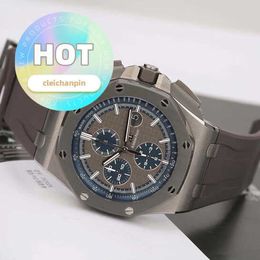 AP Wrist Watch Chronograph Royal Oak Offshore Series 26400IO.OO.A004CA.02 Titanium Metal Ceramic Automatic Mechanical Mens Watch