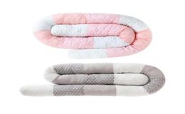 25M Bumper Snake Safe Anticollision Crib Bumper Cot Long Pillow For Baby Bedding Supplies Crib Infant Room Decor9820802