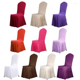 Chair Covers Dining Room Cover With Skirt Removable Slipcover For Wedding Party