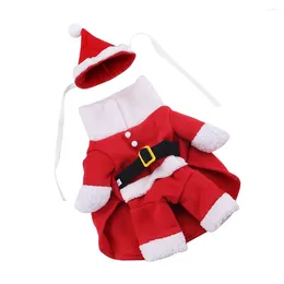 Dog Apparel Coat Party Cloth Clothes Dreses Transformation Outfit Pet Santa Claus Costume