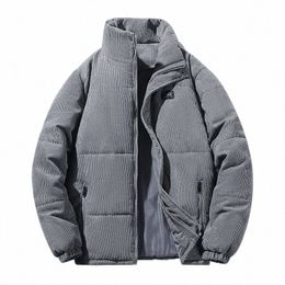 winter Men's Jacket Outdoor Windbreaker Casual Corduroy Men Winter Jacket Coat Oversized Thick Down Puffer Jackets Overcoat G7e7#