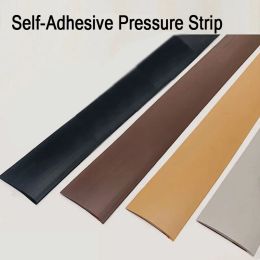 Stickers 1M PVC Floor Threshold Seam Edge Trim Sealing Strip Selfadhesive Door Bottom Anticollision Rubber Strip Protective Carpet Mat