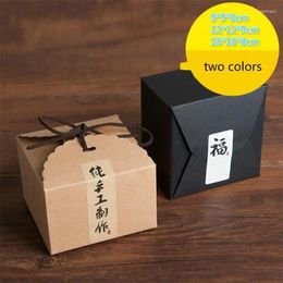 Gift Wrap Lace Paperboard DIY Square Party Favour Box Moon Cake Strange Biscuits Storage Wedding Candy Packaging